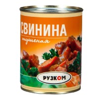 Свинина тушеная  Рузком 338г