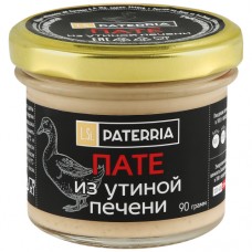 Пате из утиной печени PATERRIA 90 гр