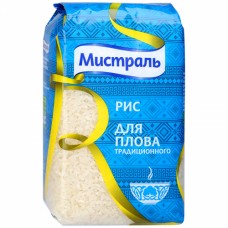 Рис круглозерный для плова Мистраль 900 гр