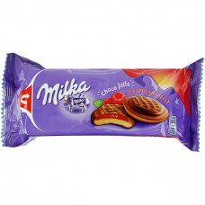 Печенье Choco Jaffa с малиновой начинкой MILKA 147гр