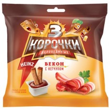 Сухарики Бекон + кетчуп ржаные 3 корочки 60 гр