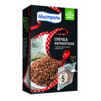 Крупа гречневая Фермерская в пакетиках  Мистраль 5*80 гр