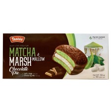 Пирожное бисквитное Matcha Marshmallow вкус зеленого чая Tastee 150 гр