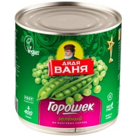 Горошек зеленый Дядя Ваня 400 гр