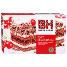 Торт бисквитный Шварцвальд Baker House 350 гр