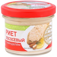 Риет из лосося с миндалем Меридиан 100г