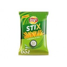 Чипсы картофельные Лэйс STIX сметана и лук 65 гр