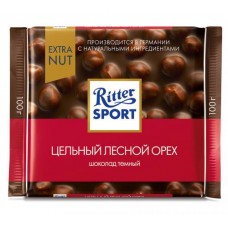 Шоколад темный Цельный лесной орех Ritter Sport 100г