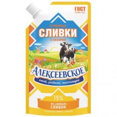 Сливки сгущенные с сахаром Алексеевское 270г 19.0%